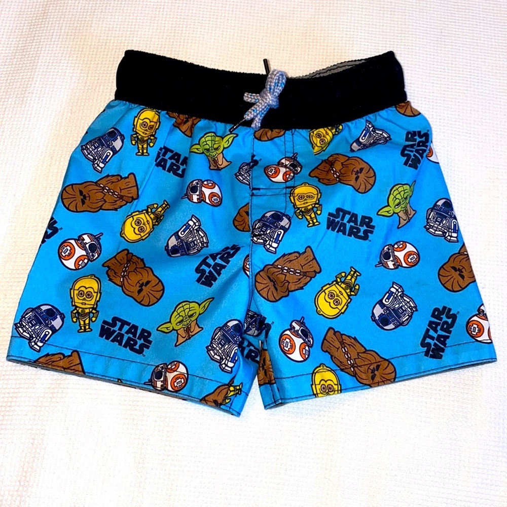 Star Wars kids Boys Bathing Suit Trunk Size 2T